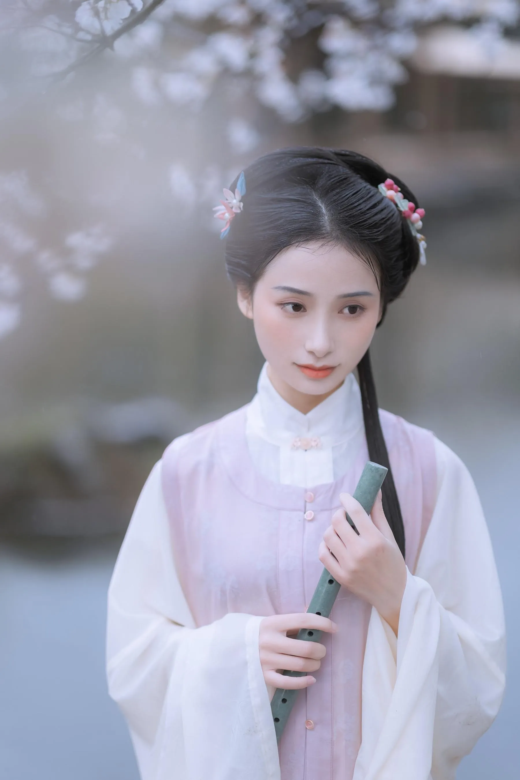 [艺图语] 2022.05.25 雨樱花 眸小妖 [46P]插图9